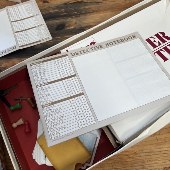 Clue Master Detective Game 1988 VTG Parker Brothers Complete Board Game HTF - Picture 16 of 16